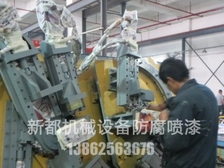 如何從價位上區別年久機器及新設備噴涂翻新